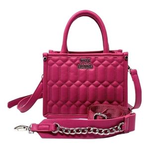 Nwot Steve Madden Convertible Crossbody Bag/Purse/ Satchel W 2 Straps Fuschia